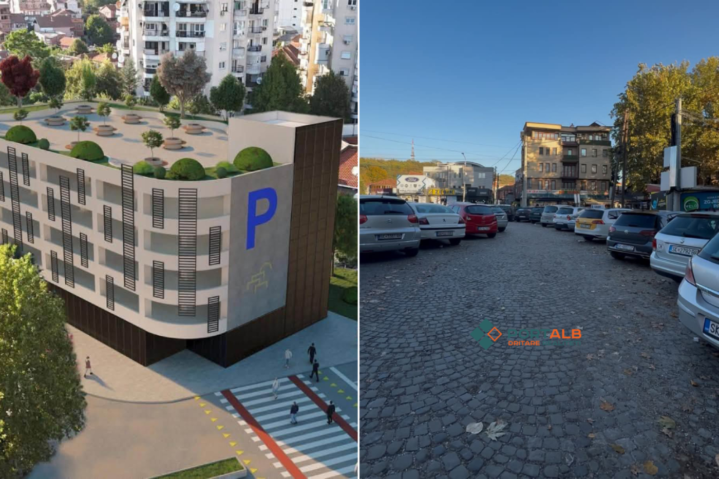 Trotuaret e Çairit të bllokuara nga veturat, pingpong institucional dhe premtime të pambajtura për garazhin shumëkatësh
